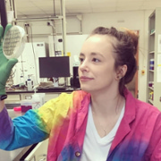 Kati Ford works in a lab.
