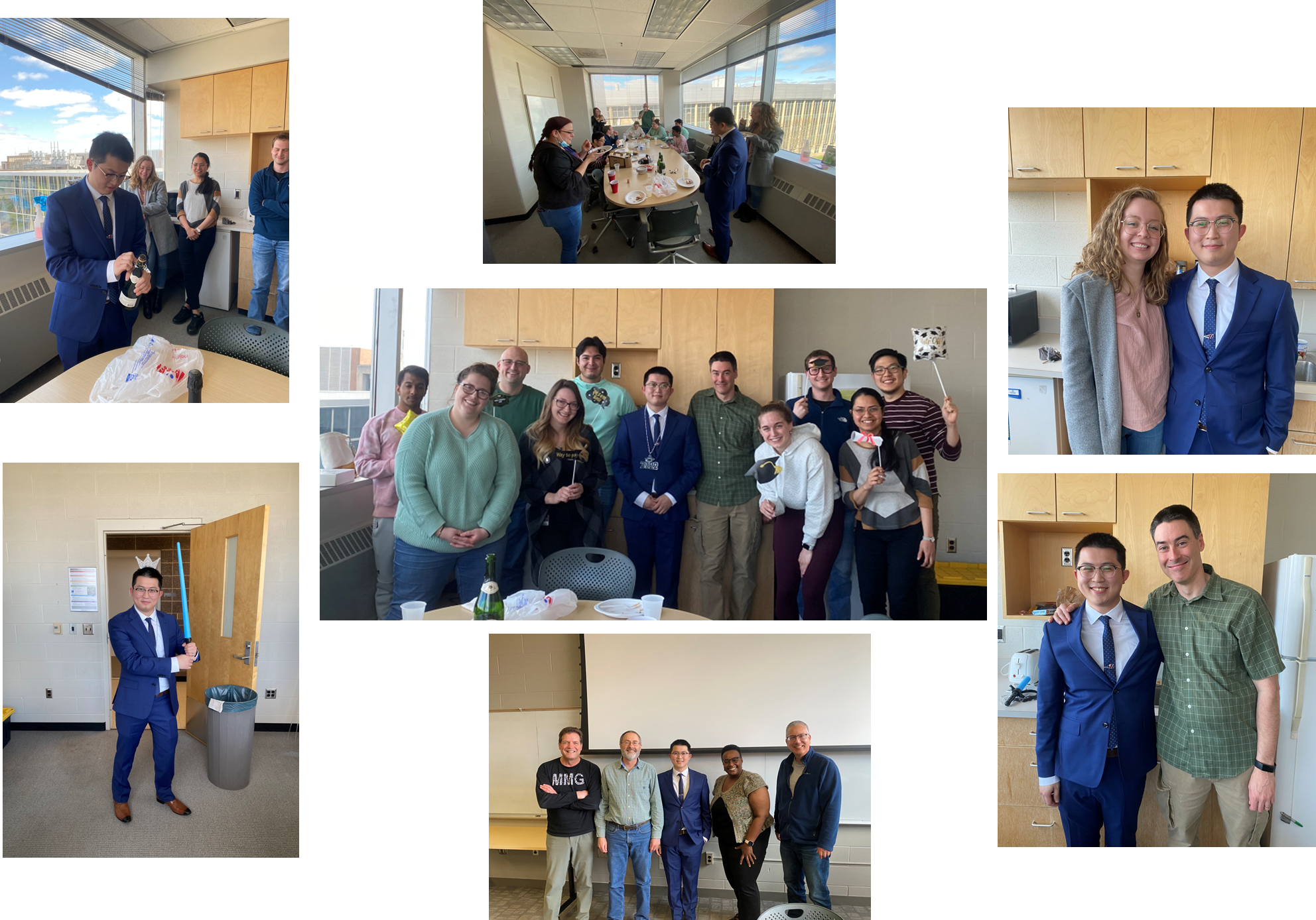 Photos of lab members
